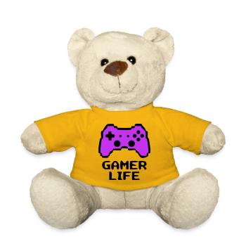 Knalliger Gamer Life Controller - Teddy - Sonnengelb - Vorne
