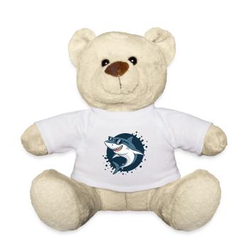 Shark Stylish Sunglasses - Teddy Bear - sun yellow - Front