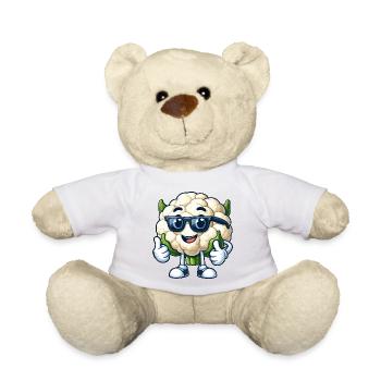 Cooler Blumenkohl Vegan Vegetarisch Sonnenbrille  - Teddy - Sonnengelb - Vorne