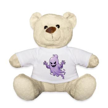 Ghost Haunted Design - Teddy Bear - sun yellow - Front