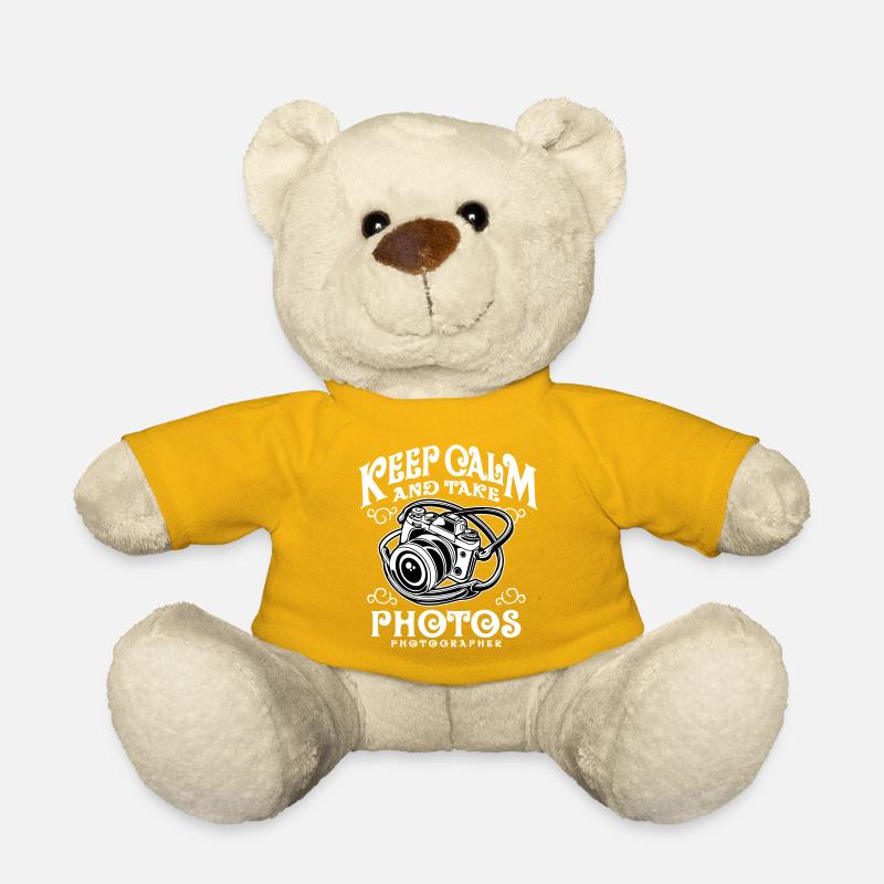 Keep Calm and take photos - Teddy - Sonnengelb