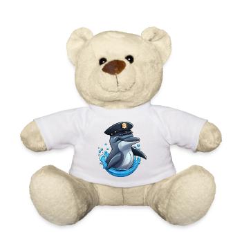 Dolphins Police - Teddy Bear - sun yellow - Front