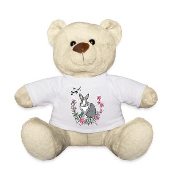 Be Happy Ostern - Teddy - Sonnengelb - Vorne