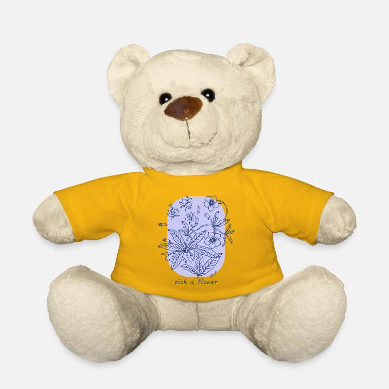 Pick a Flower - Teddy - Sonnengelb