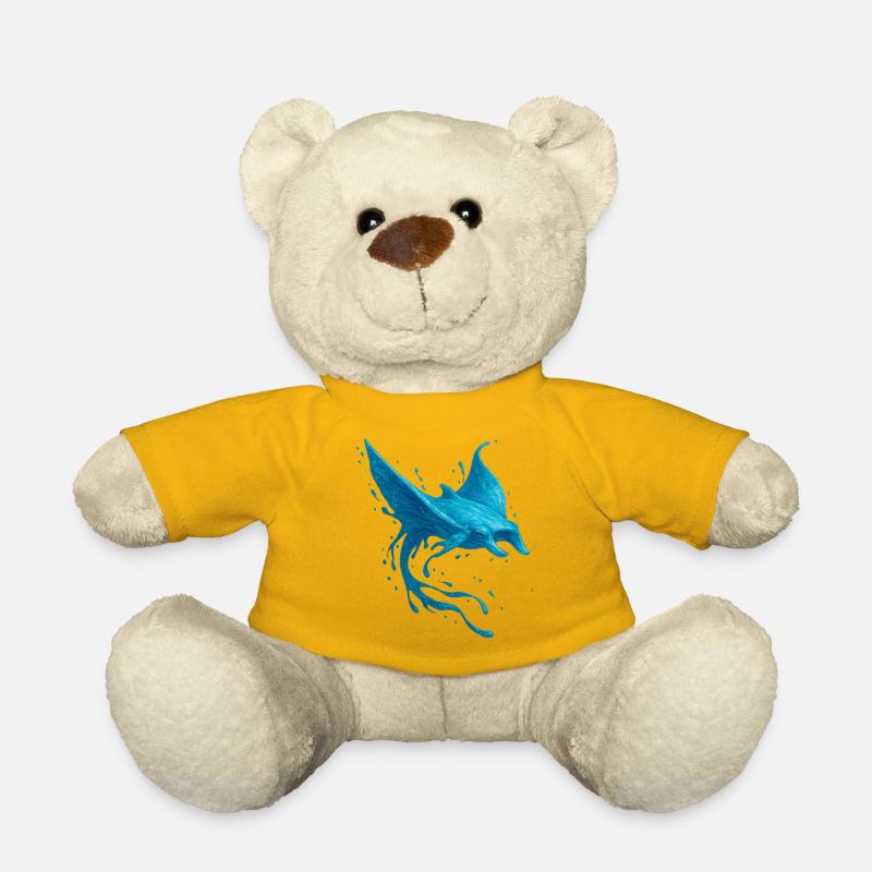 Fluid Manta - Teddy Bear - sun yellow