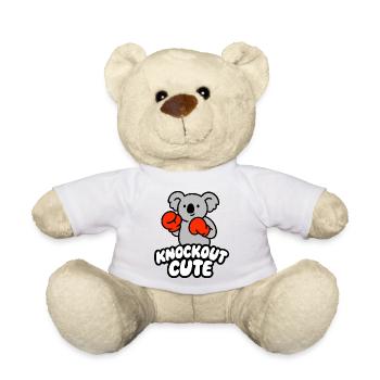 Knockout Cute Koala with Boxing Gloves - Teddy Bear - sun yellow - Front