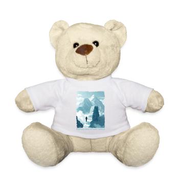 Paper steps to the summit - Teddy Bear - sun yellow - Front