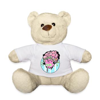 Gehirn Graffiti Power - Teddy - Sonnengelb - Vorne