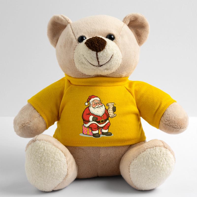 Weihnachtsmann-Humor-Checkliste Teddy