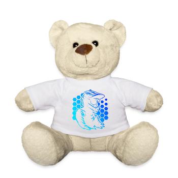 Motif motocross qui fonctionne immédiatement - Nounours - jaune soleil - Devant