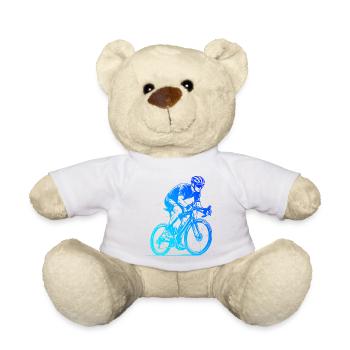 Motif nouveau vélo de route pour vélo de route - Nounours - jaune soleil - Devant