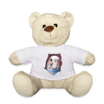Perruche ondulée - Nounours - jaune soleil - Devant