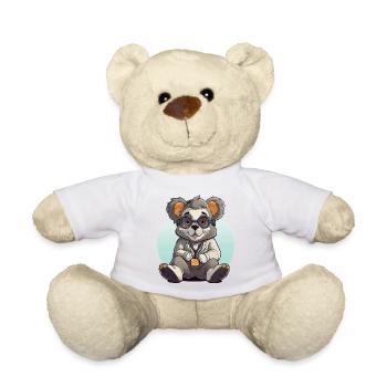 Scientifique panda de Kawaii - Nounours - jaune soleil - Devant