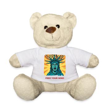 FREE YOUR MIND #3 - freedom & rights - Nounours - jaune soleil - Devant