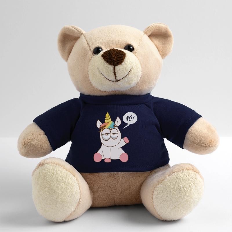 Regenbogen-Einhorn mit murrendem Charme Teddy