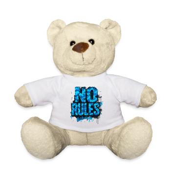 No Rules Urban Graffiti Street Design - Teddy - Sonnengelb - Vorne