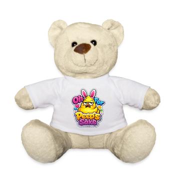 For Peeps Sake Happy Easter Easter Chick Vintage - Teddy Bear - sun yellow - Front