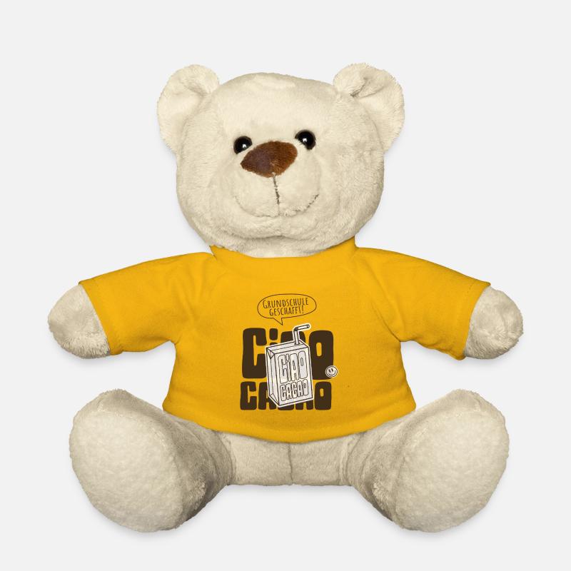 Grundschule Geschafft  Abschluss Ciao Kakao - Teddy - Sonnengelb