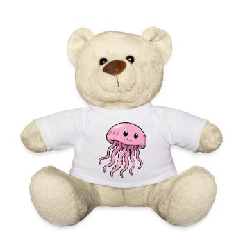Pink Jellyfish Smile - Teddy - Sonnengelb - Vorne
