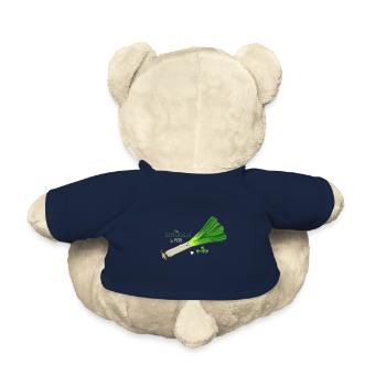Low fitness leek - Teddy Bear - french navy - Back