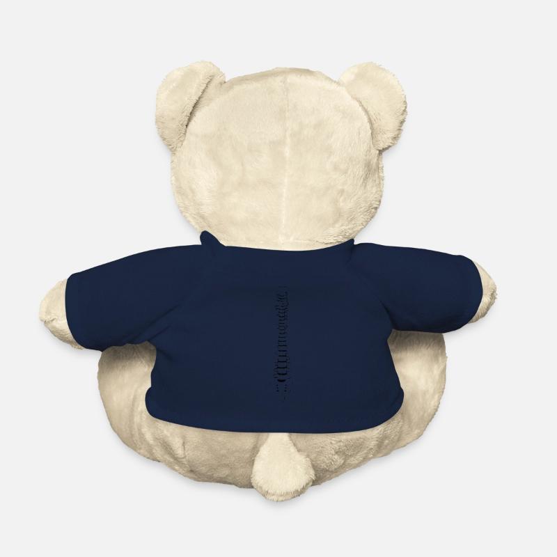 Idée de cadeau de corps de colonne vertébrale - Nounours - bleu marine