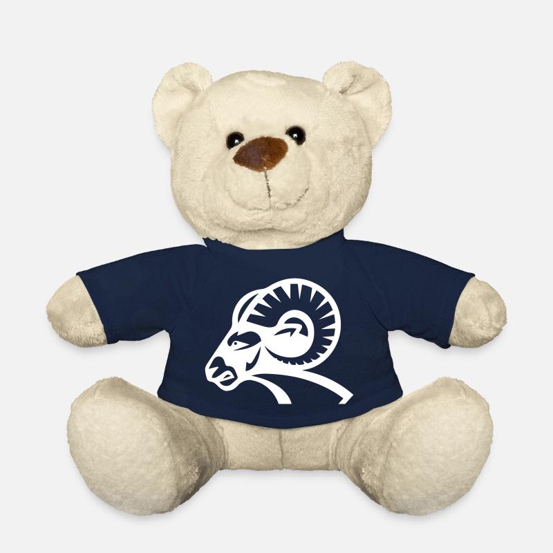 Schafskopf Schafkopf Schafbock - Teddy Bear - french navy