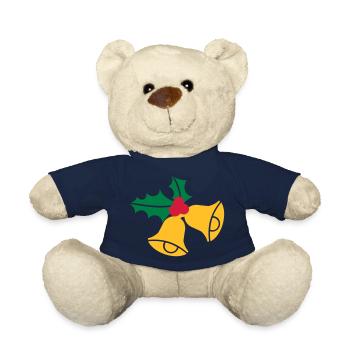 Glocken Weihnachten - Teddy - French Navy - Vorne