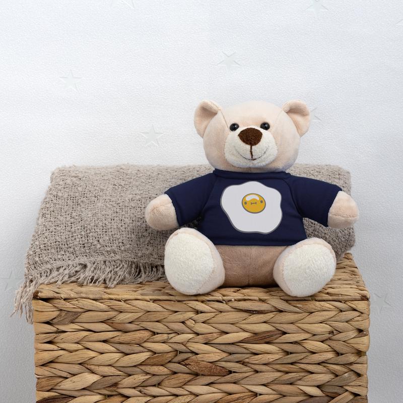 Spiegelei mit Gesicht Teddy