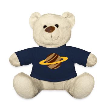 Planet Saturn / planet saturn / planète saturn - Teddy Bear - french navy - Front