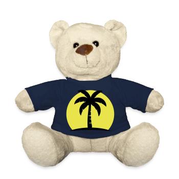 Palm Tree Beach Soleil - Nounours - bleu marine - Devant