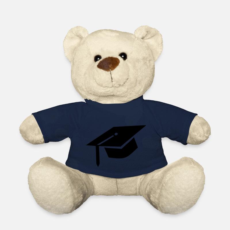 graduation cap - Teddy Bear - french navy