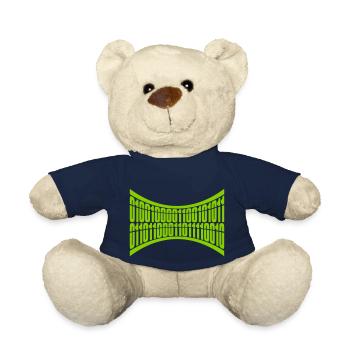 Binär Code Programm Sprache - Teddy - French Navy - Vorne