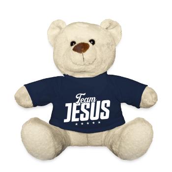 Team Jesus - Teddy Bear - french navy - Front