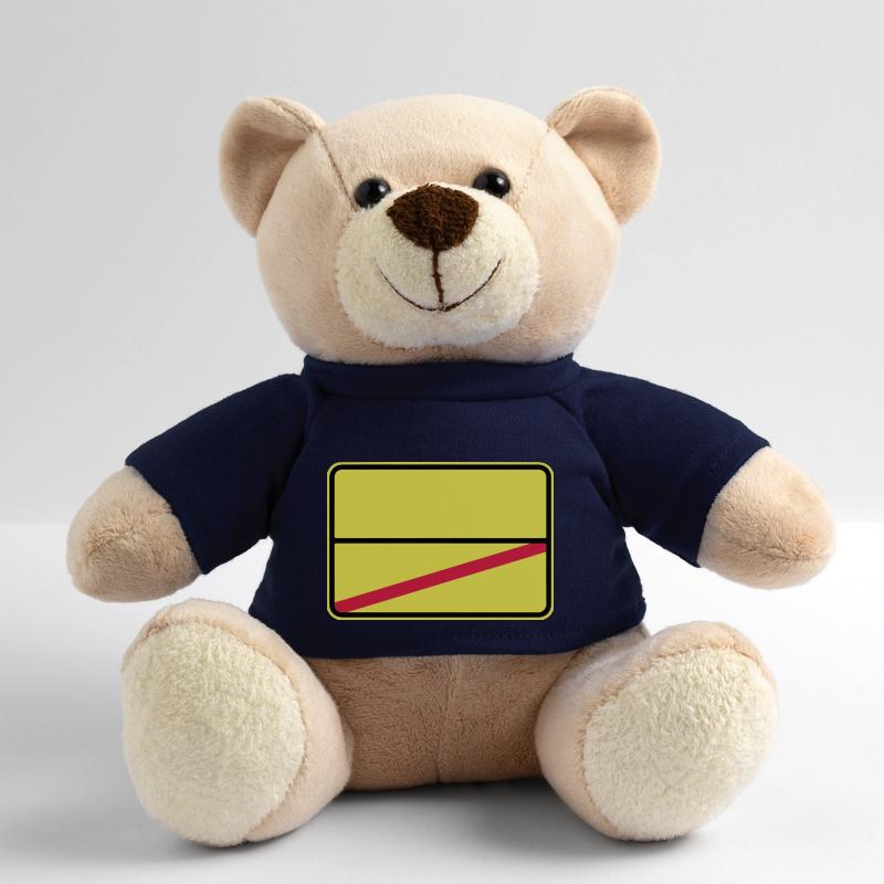 Traffic sign to be personalized with your text Teddy Bear