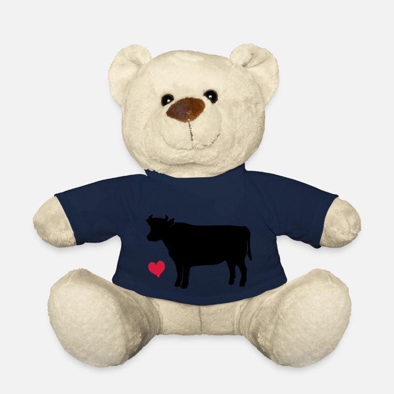Vache - Nounours - bleu marine