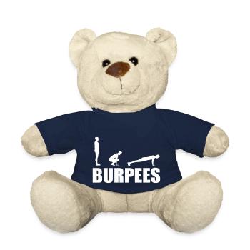 burpees - Teddy Bear - french navy - Front