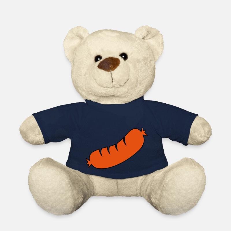 saucisse - Nounours - bleu marine