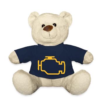 CHECK ENGINE - Teddy Bear - french navy - Front
