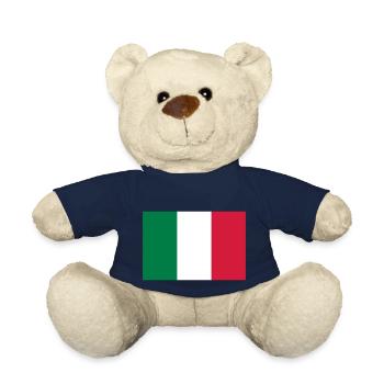 Italy Flag - Teddy Bear - french navy - Front