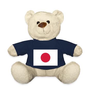 Japan Flag - Teddy Bear - french navy - Front