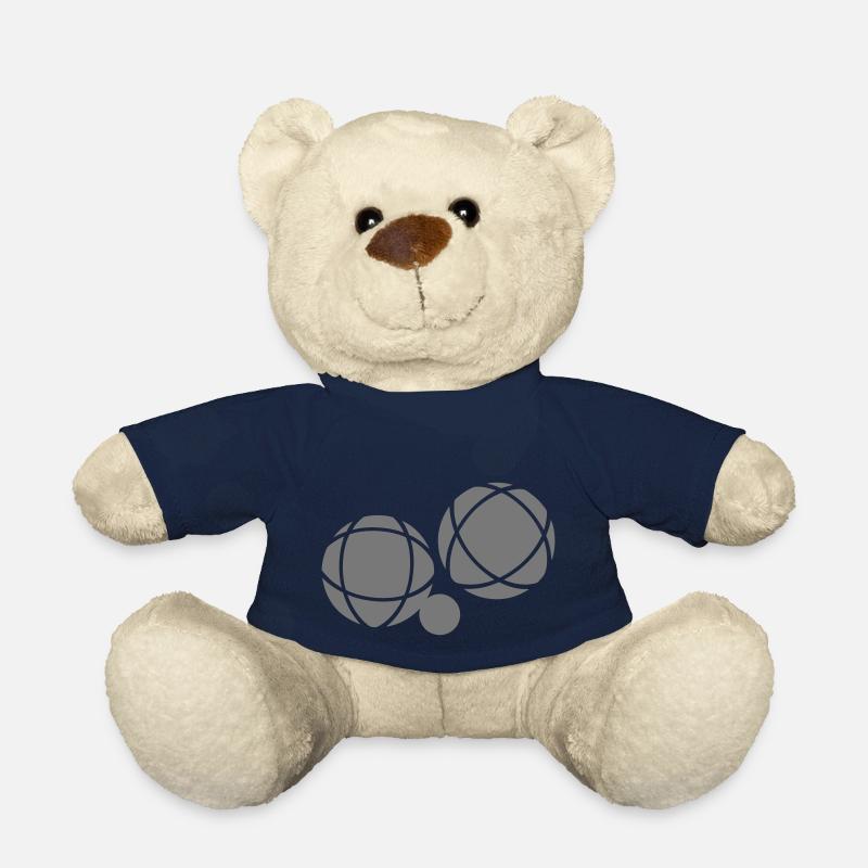 boule petanque cochonnet - Nounours - bleu marine