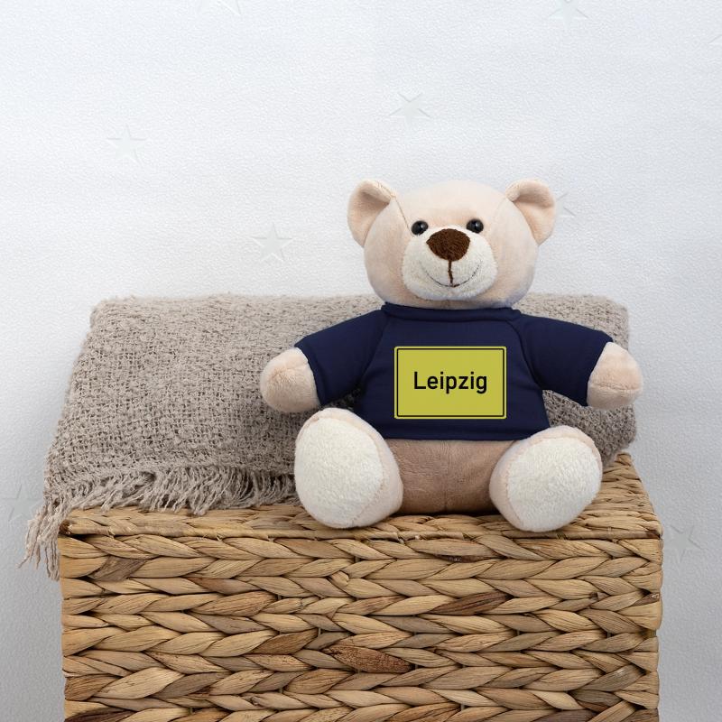 ortsschild leipzig Teddy