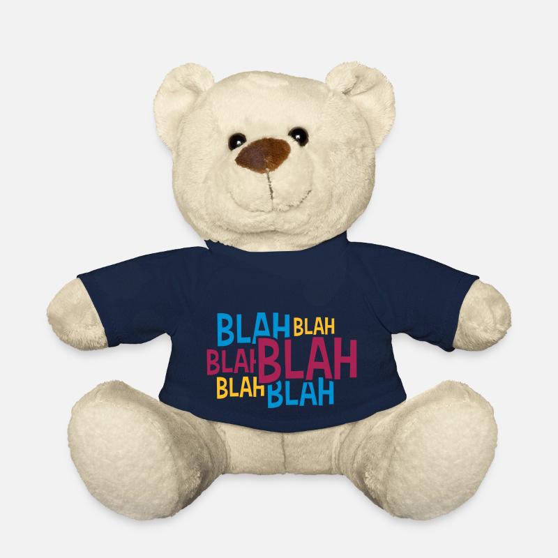 Comic Blah Coloré - Nounours - bleu marine