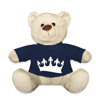 Krone König Königskrone Motiv Königin - Teddy - French Navy - Vorne