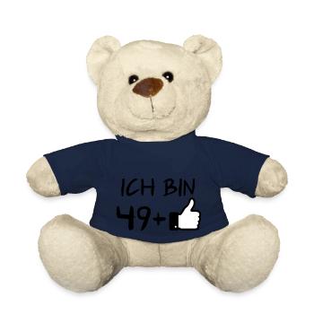 Ich bin 49+, 50. Geburtstag, 50er - Teddy - French Navy - Vorne