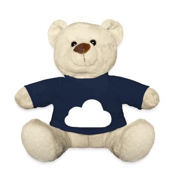 Weather Cloud Clouds Rain Sky Vector 6 - Teddy Bear - french navy - Front