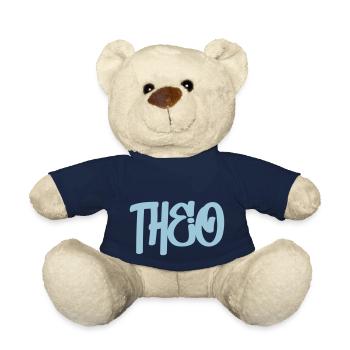 Theo Name Graffiti Schrift - Teddy - French Navy - Vorne