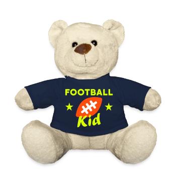 Enfant de football (stars, football) - Nounours - bleu marine - Devant