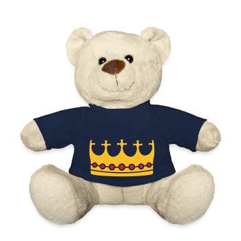 Diamond Queen Crown Jewelry - Teddy Bear - french navy - Front