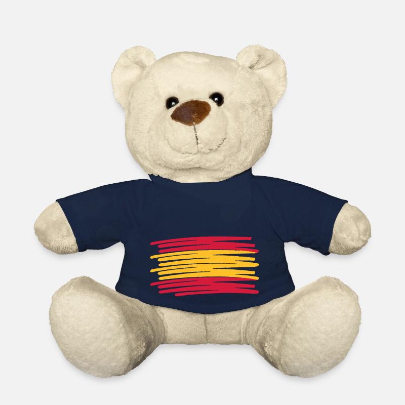 Spain bandera flag spain - Teddy Bear - french navy